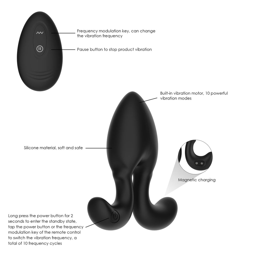 SinsFactory Selection - Vibratore Anale con Controllo a Distanza - Davis