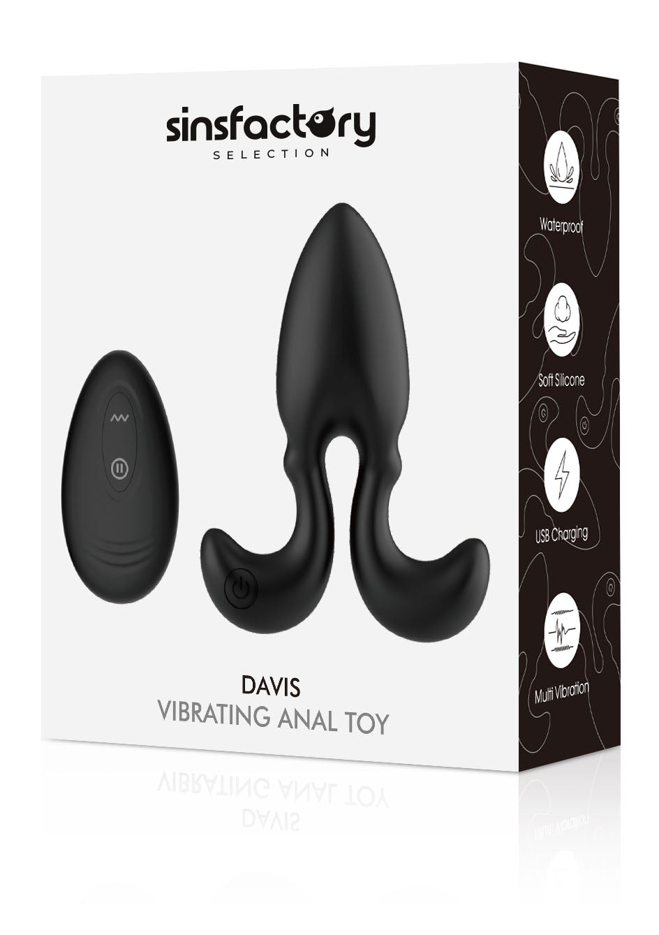 SinsFactory Selection - Vibratore Anale con Controllo a Distanza - Davis