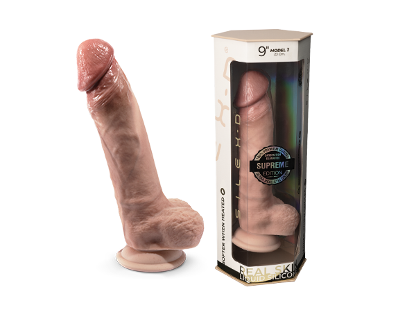 Silexd - Dildo Premium Real Skin Model 1 - 9"