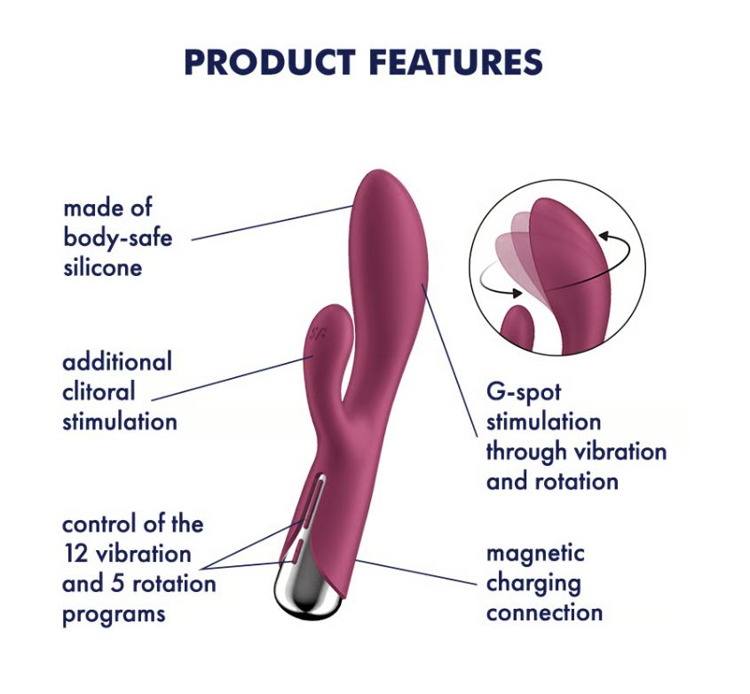 Satisfyer - Spinning Rabbit 1 - Rosso