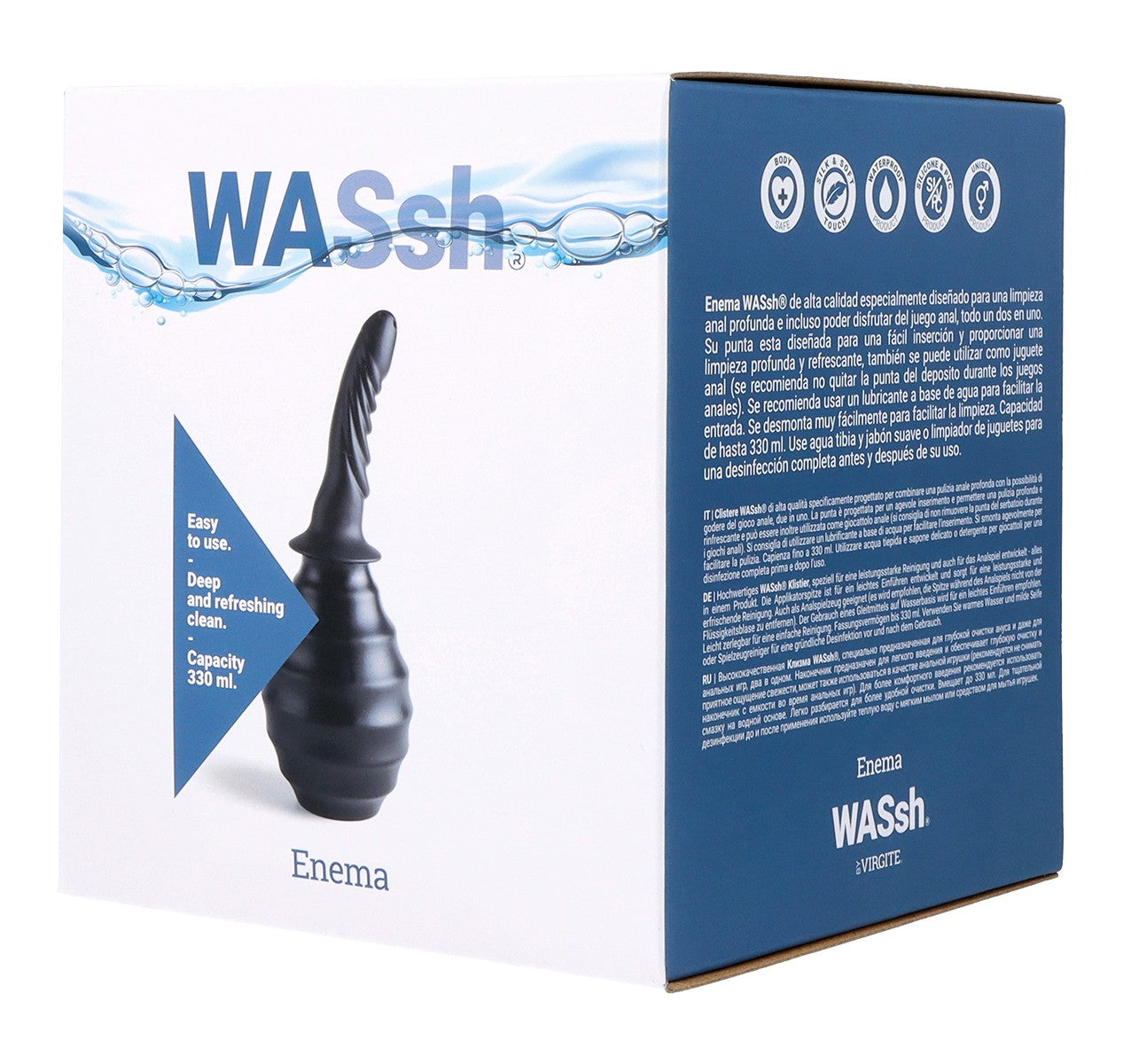 CLISMA PER LA PULIZIA ANALE 330 ML MOD. 1