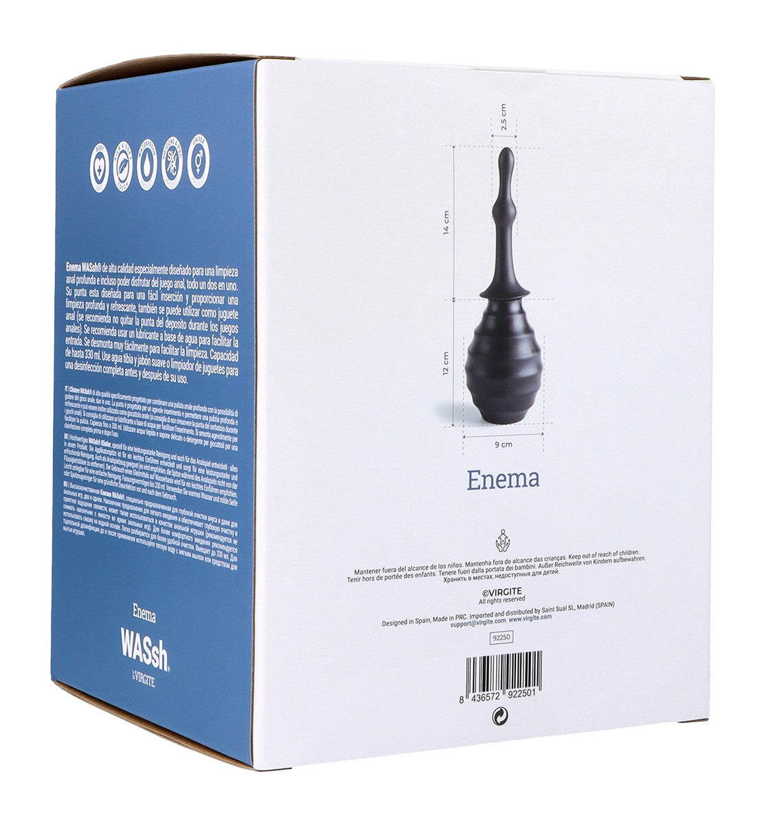 CLISMA PER LA PULIZIA ANALE 330 ML MOD. 2