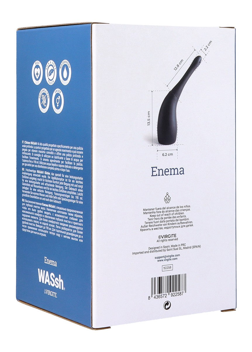 CLISTERE ANALE NERO PER LA PULIZIA 190 ML