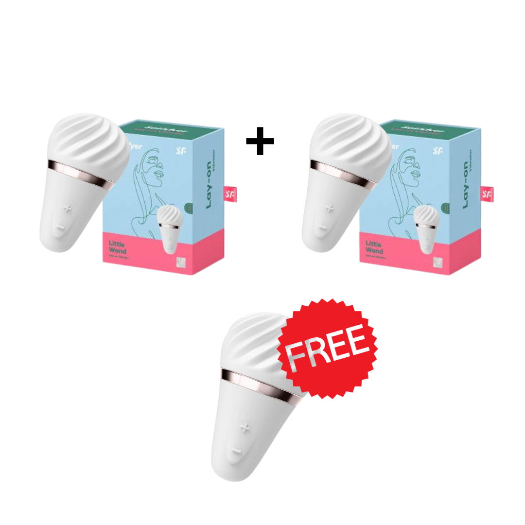 PROMO 2+1 Tester Omaggio - Satisfyer - Little Wand  - Bianco