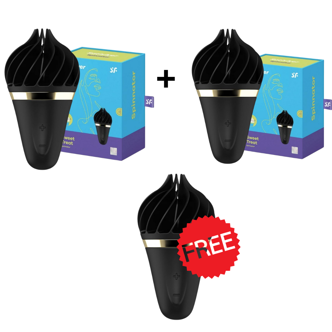 PROMO 2+1 Tester Omaggio - Satisfyer - Sweet Treat - Nero