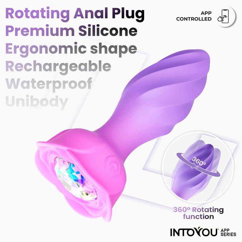 Into You - Moxy - Plug Anale Vibrante e Rotante 360° + APP