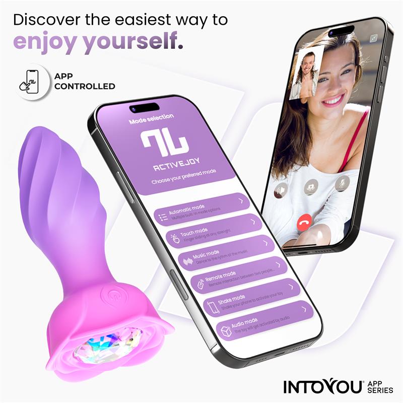 Into You - Moxy - Plug Anale Vibrante e Rotante 360° + APP