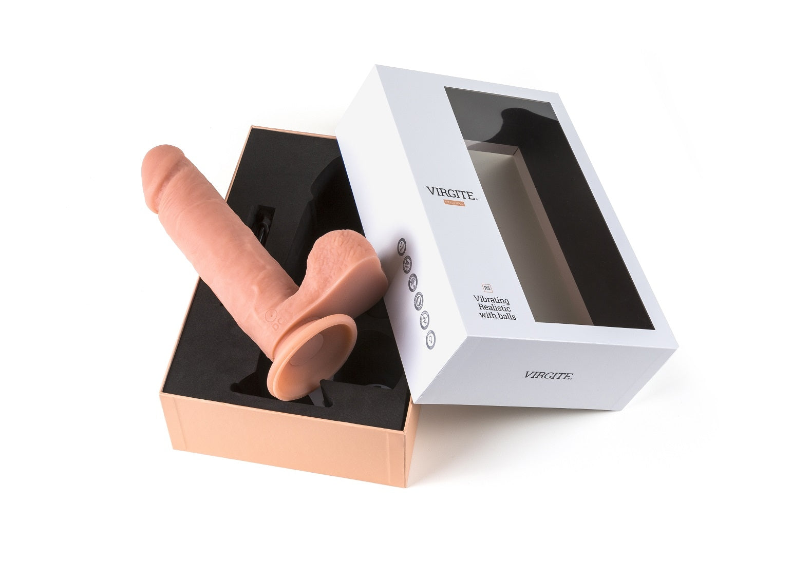 VIBRATORE REALISTICO R5" 21CM CON TELECOMANDO"