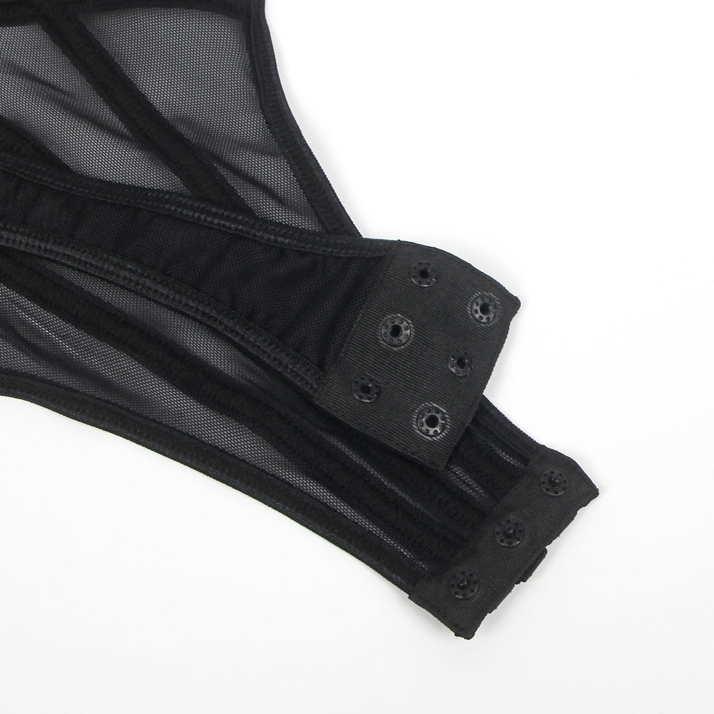 Oh Yeah - Body con Trasparenze e Choker con Catene