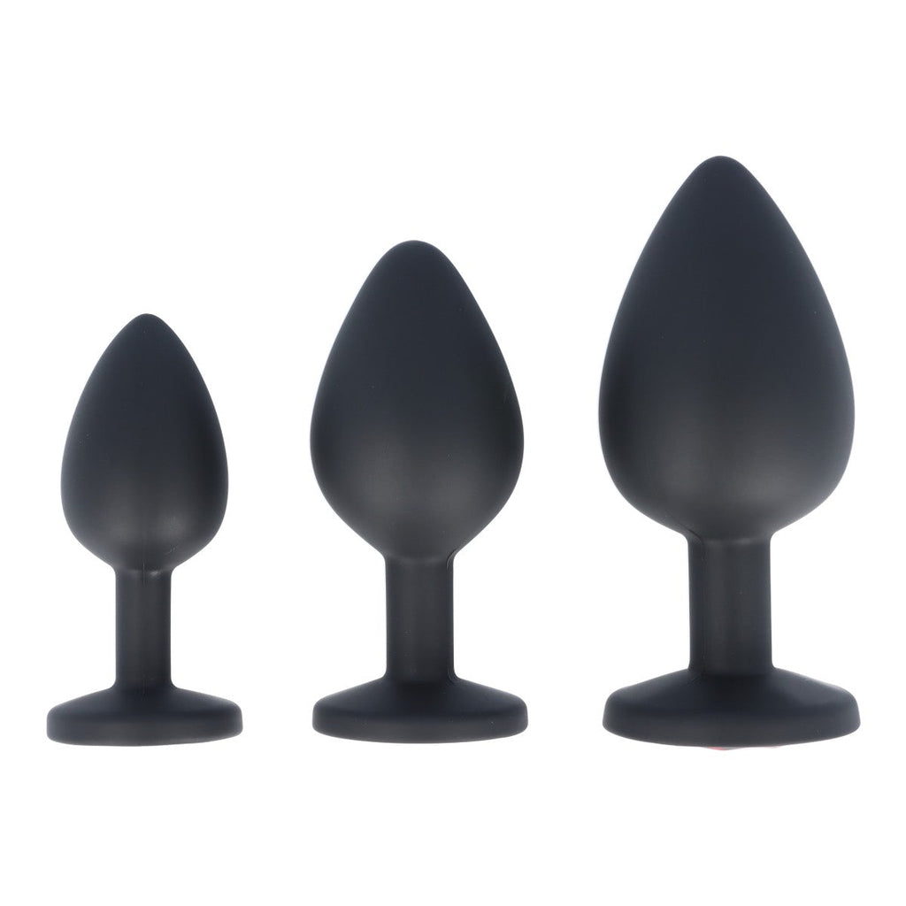 SET SPINA X3 E13 SILICONE NERO-RUBINO