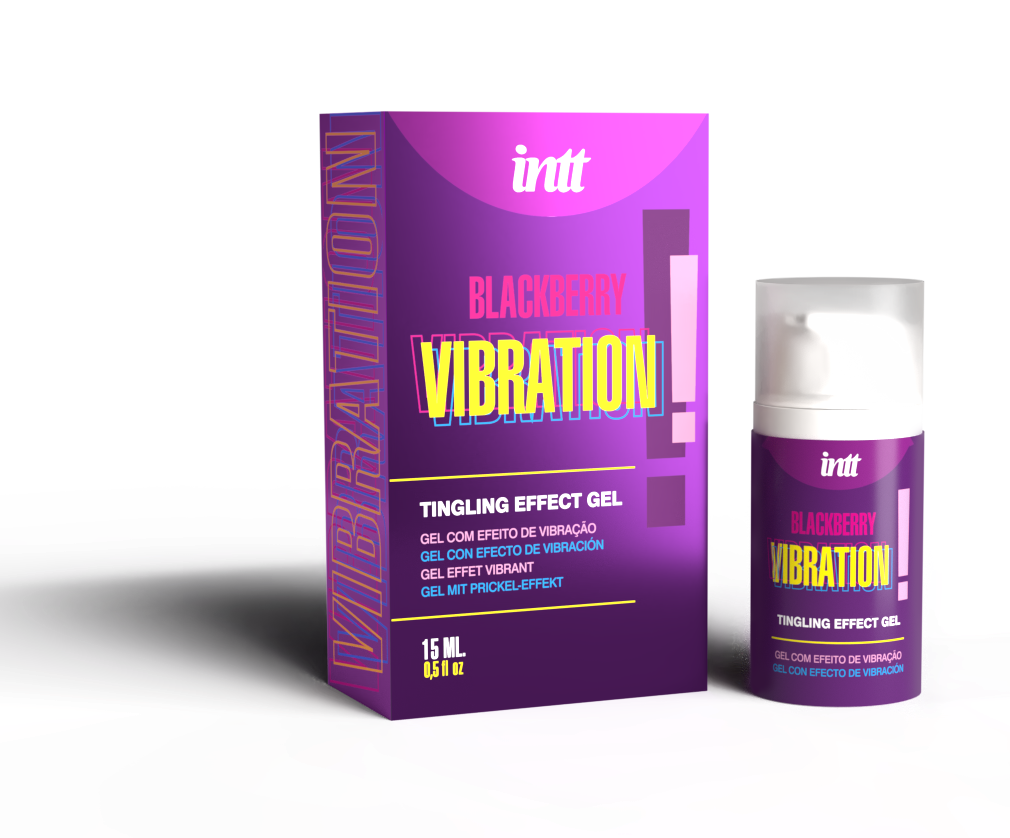 Intt - Gel Vibrante Black Berry - 15 ml