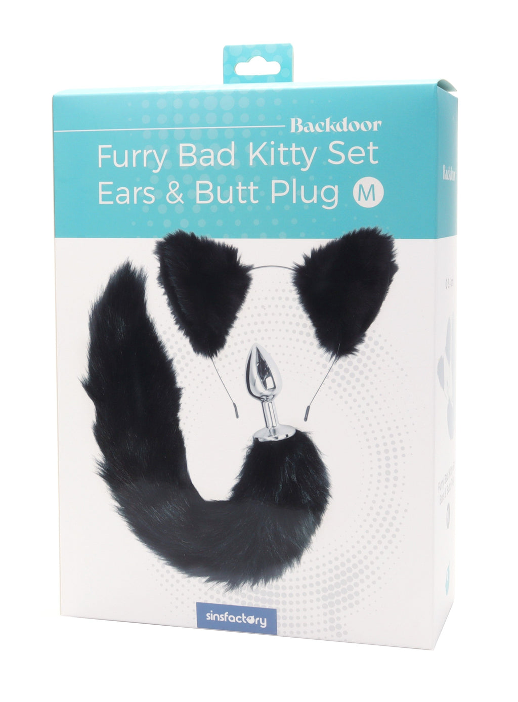 SinsFactory - Furry Bad Kitty Set - Ears & Butt Plug M