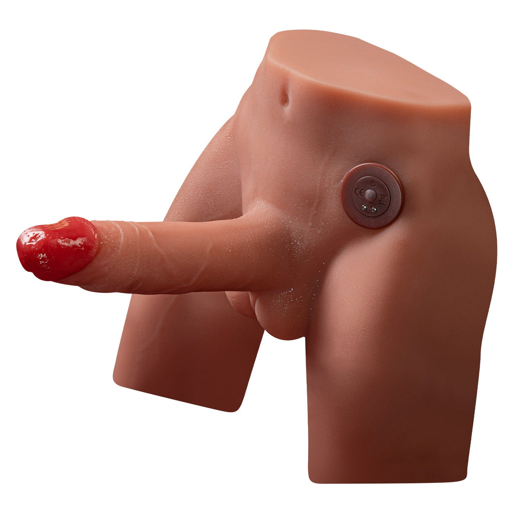 Xise - Jason - Torso con Dildo Thrusting e Vibrante - 6,6"