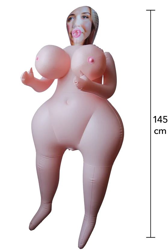 Pelle di bambola gonfiabile Heather pesante