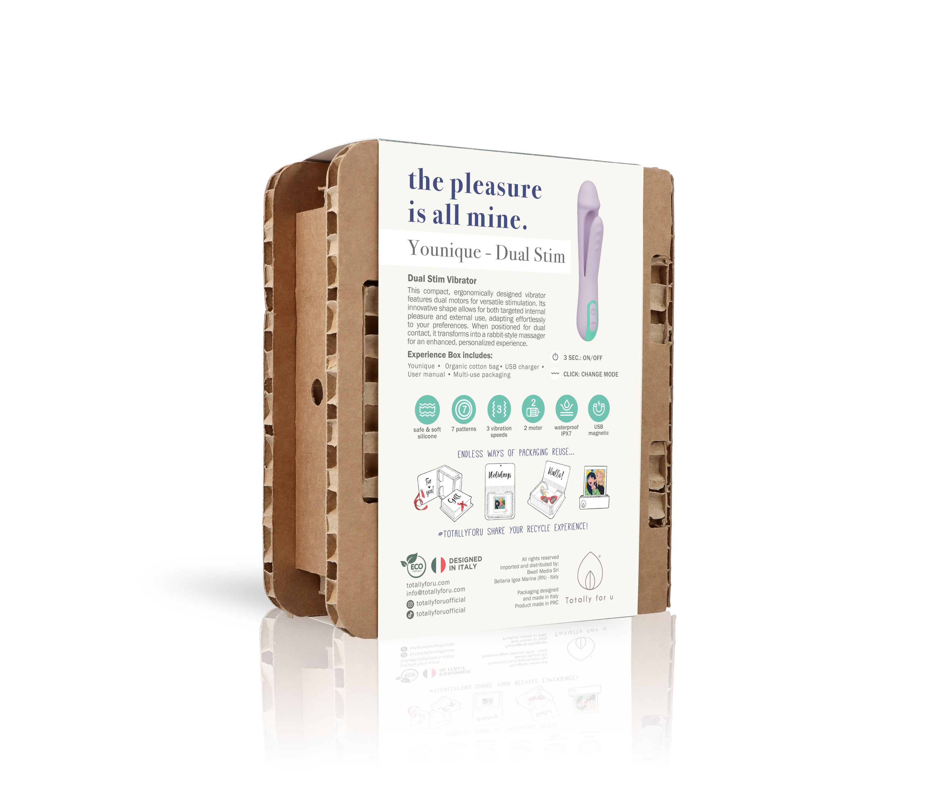 Totally for u - Casual - Vibratore Doppia Stimolazione - Younique