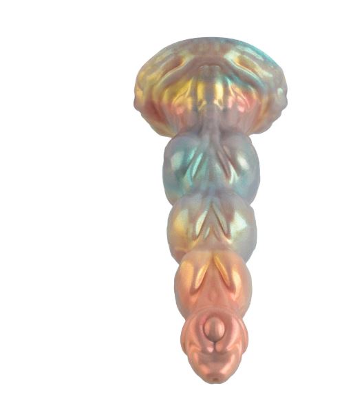 VSC Novelty - Dildo in Silicone Multicolor con Glitter - Dominator