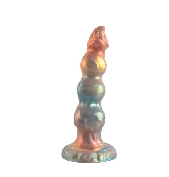 VSC Novelty - Dildo in Silicone Multicolor con Glitter - Dominator
