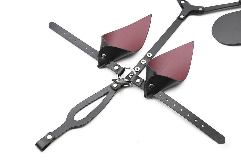 VSC Novelty - Maschera Fetish da Cavallo con Gag