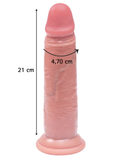 Fantasy Toys - Dildo Ultra Realistico Pelle Morbida - 21 cm