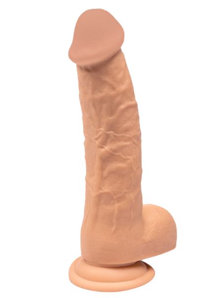 Fantasy Toys - Dildo Vibrante e Leggermente Rotante - 22 cm