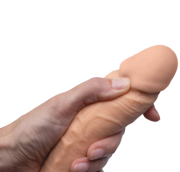 Fantasy Toys - Dildo Vibrante e Leggermente Rotante - 19 cm