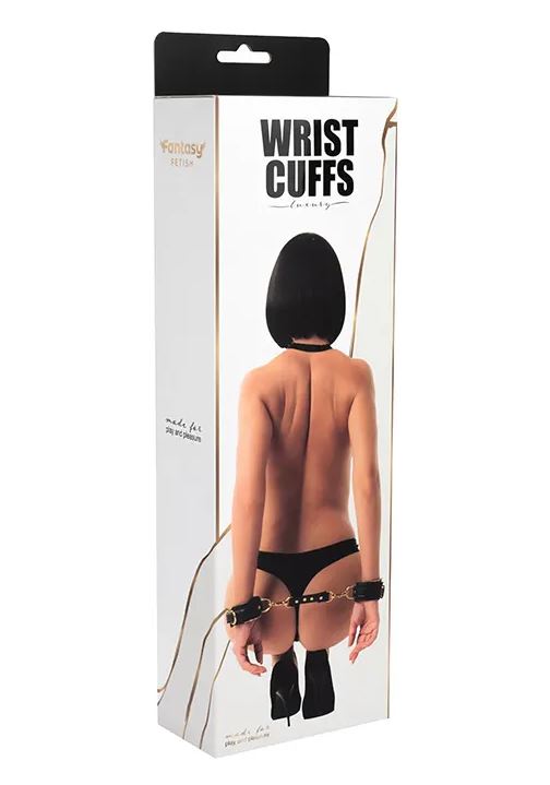 Fantasy Fetish - Manette Luxury Nere con Dettaglio Oro