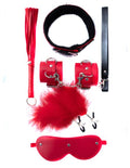 Fantasy Fetish - Set BDSM  6 Pezzi - Rosso