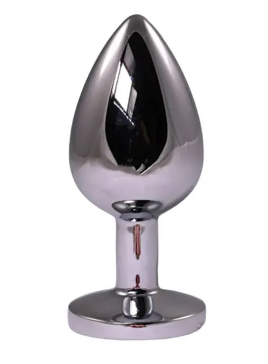Fantasy Toys - Plug in Alluminio con Gioiello Rosso - S