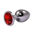 Fantasy Toys - Plug in Alluminio con Gioiello Rosso - S