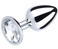 Fantasy Toys - Plug in Metallo con Gioiello Argento - M
