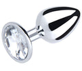 Fantasy Toys - Plug in Metallo con Gioiello  Argento - L
