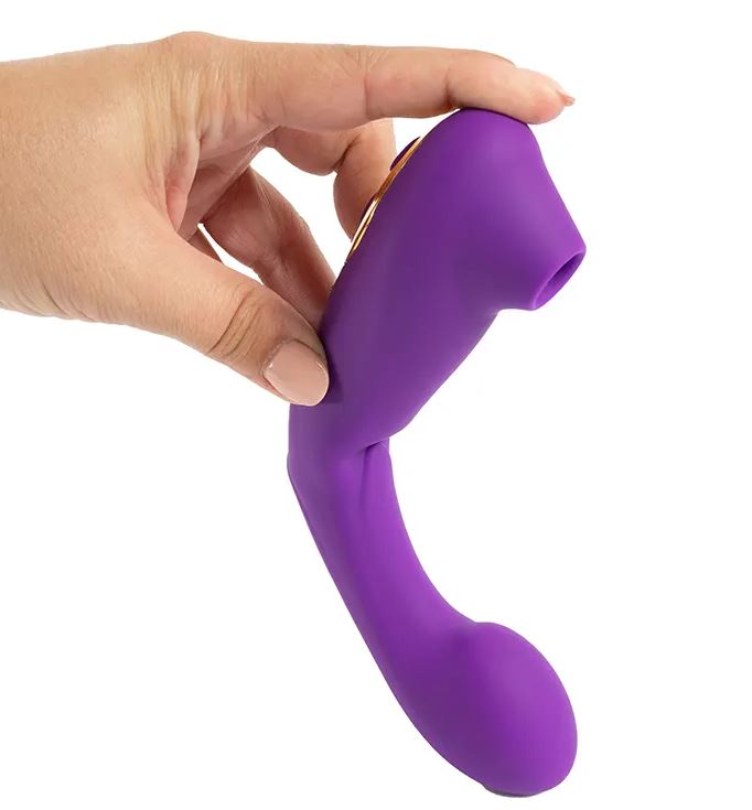 Fantasy Toys - Vibratore Doppio - Punto G e Succhia Clitoride - Astraeus