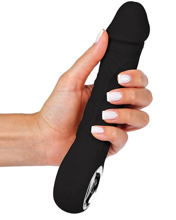 Fantasy Toys - Vibratore Punto G Realistico Riscaldabile - Nero - Prometheus