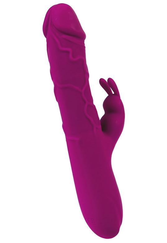 Fantasy Toys - Vibratore Rabbit Realistico Riscaldabile - Viola - Helios