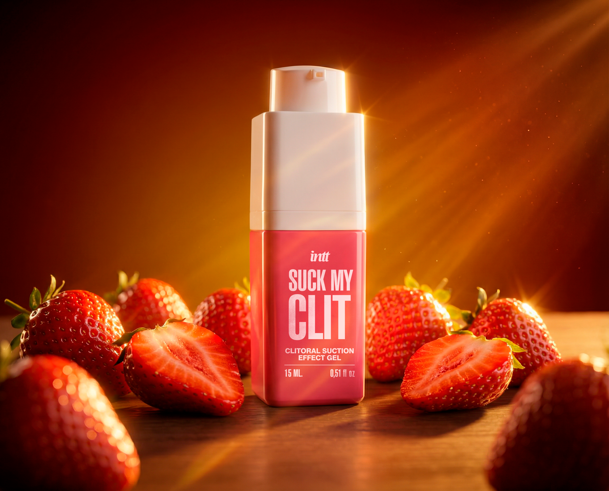Intt - Gel Clitorideo Kissable Effetto Suzione - Fragola