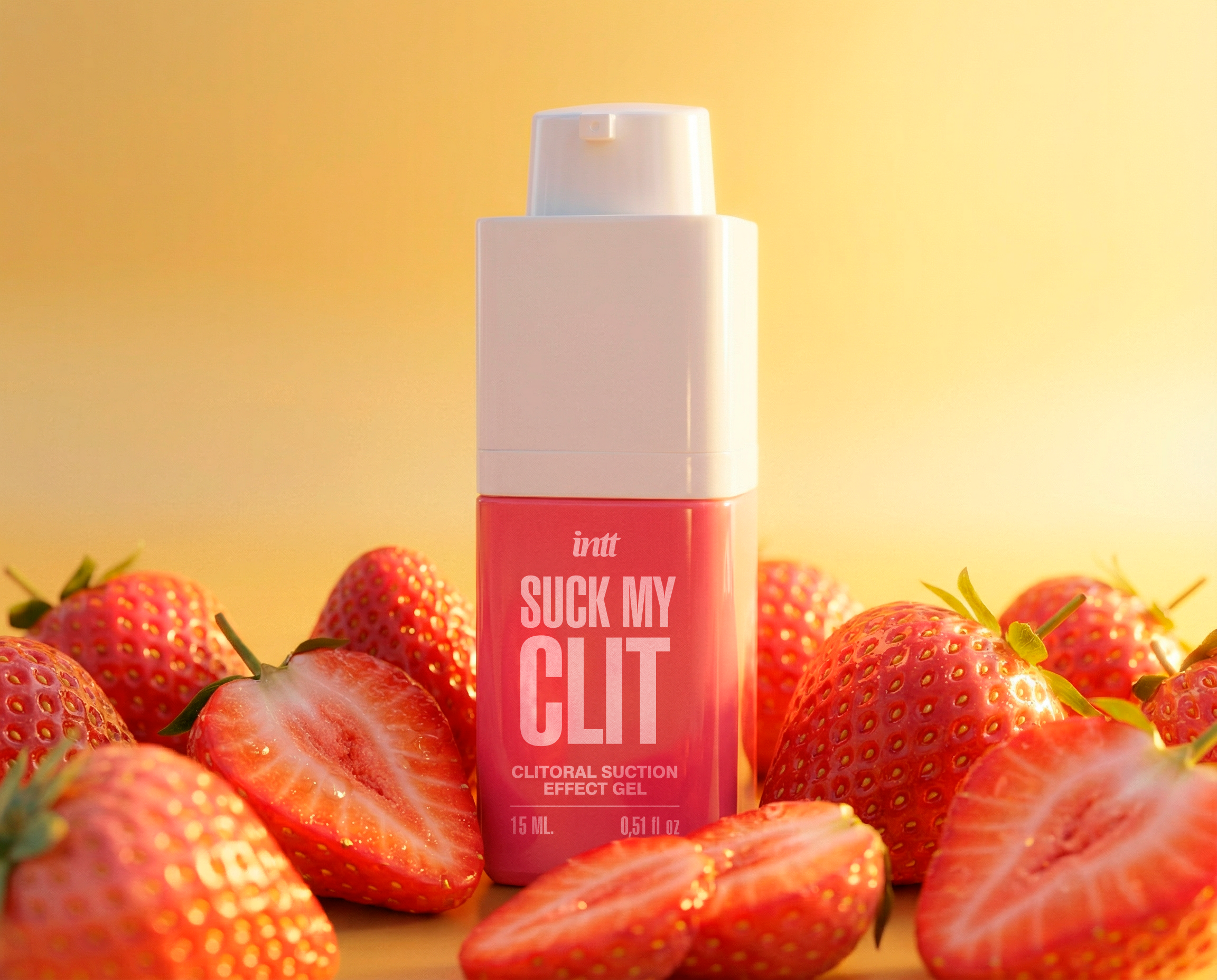 Intt - Gel Clitorideo Kissable Effetto Suzione - Fragola