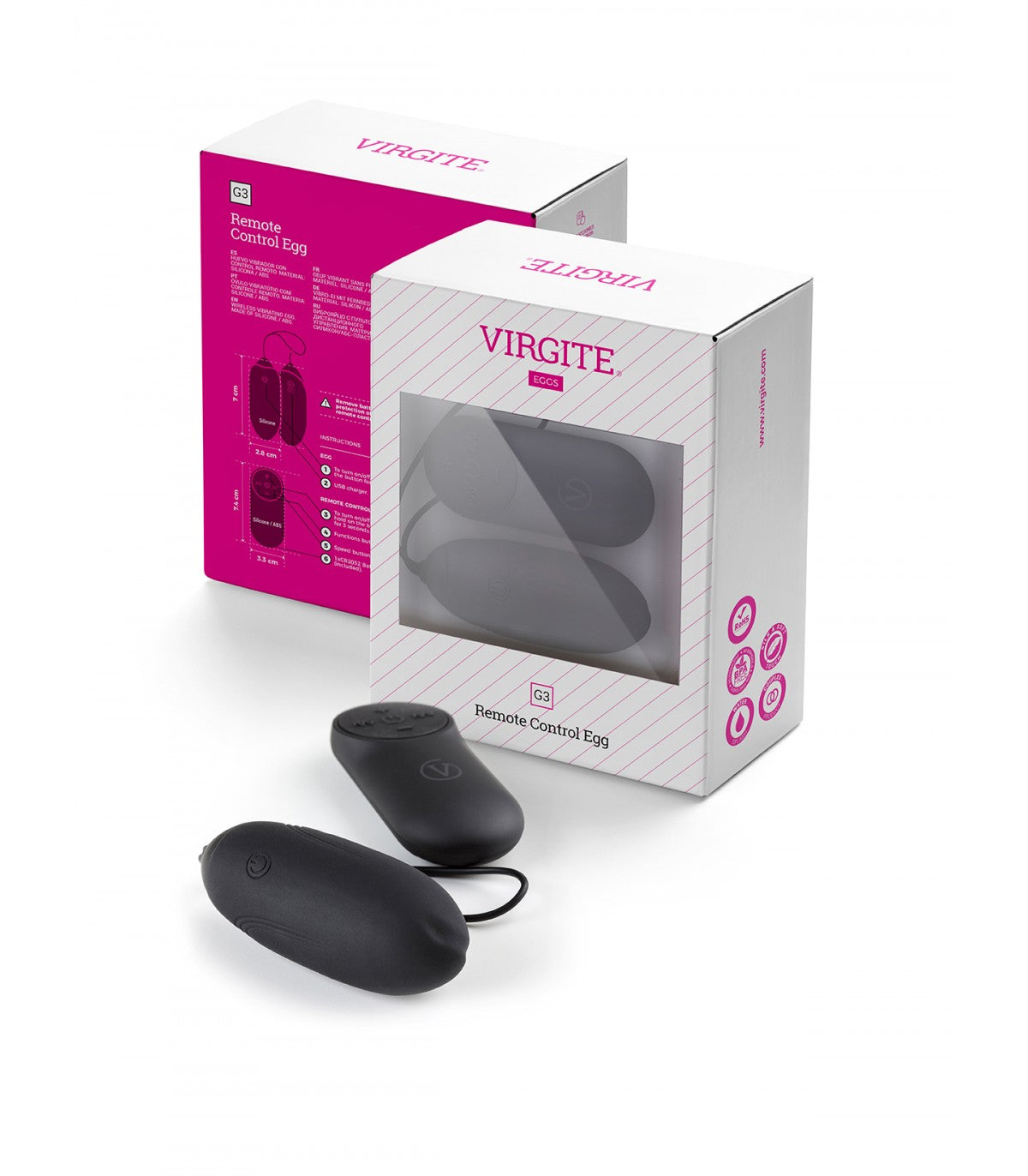G3 UOVO VIBRANTE VIOLA RICARICABILE