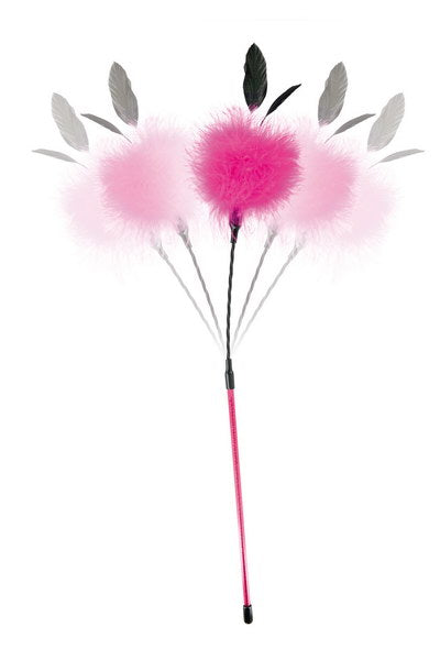 Sweet Caress - Frustino con Pon Pon - Rosa