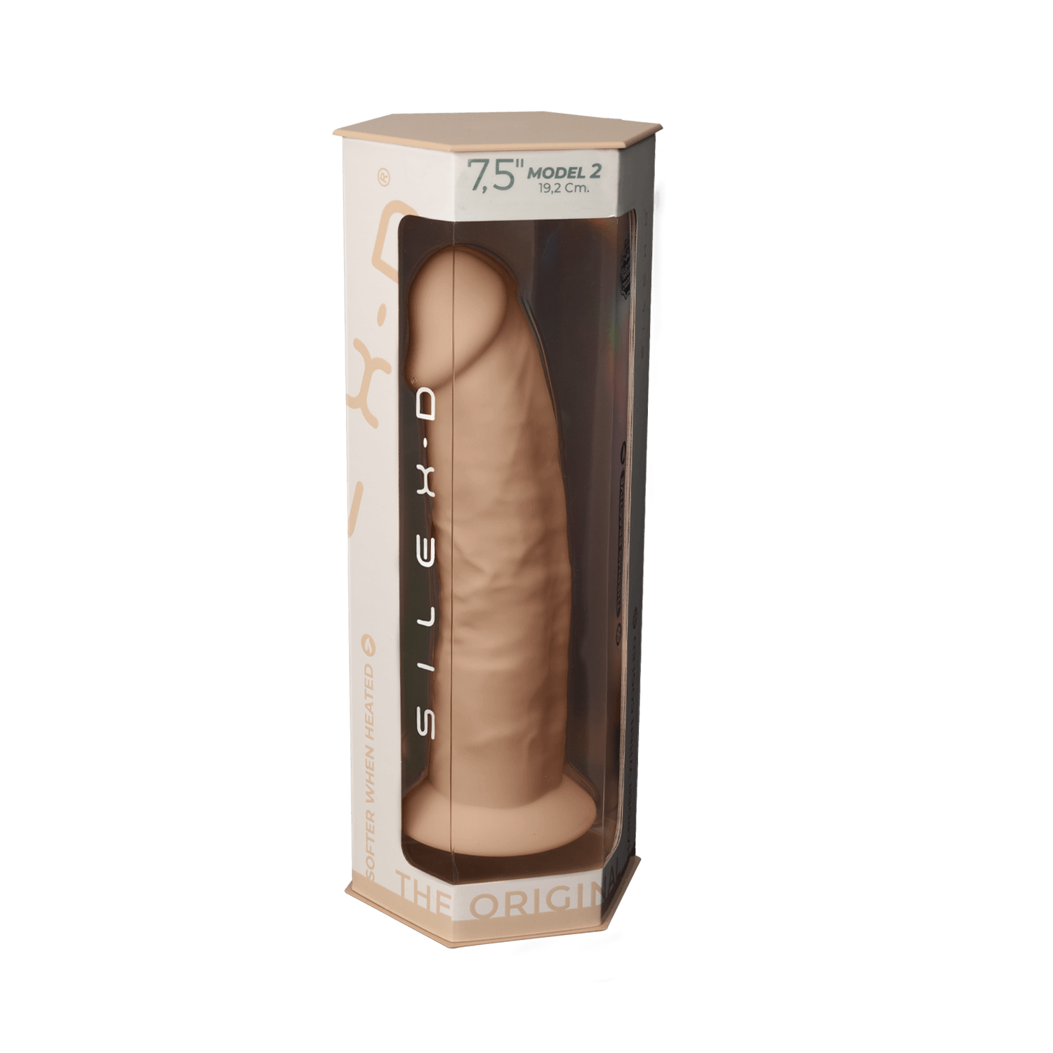 Silexd - Dildo Premium Silicone Mod.2 7,5'' - Color Carne