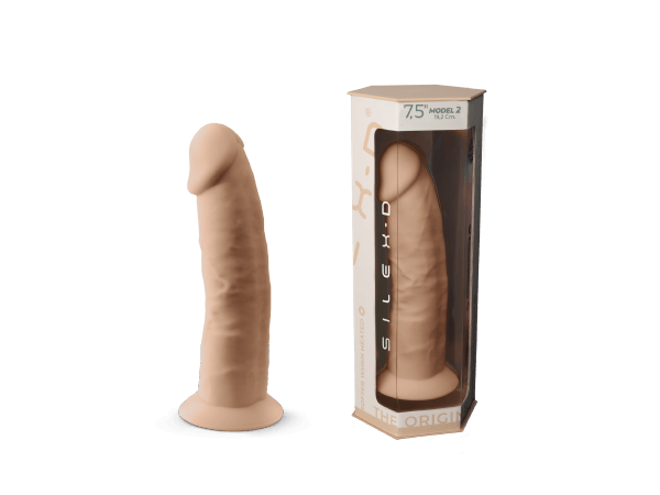 Silexd - Dildo Premium Silicone Mod.2 7,5'' - Color Carne