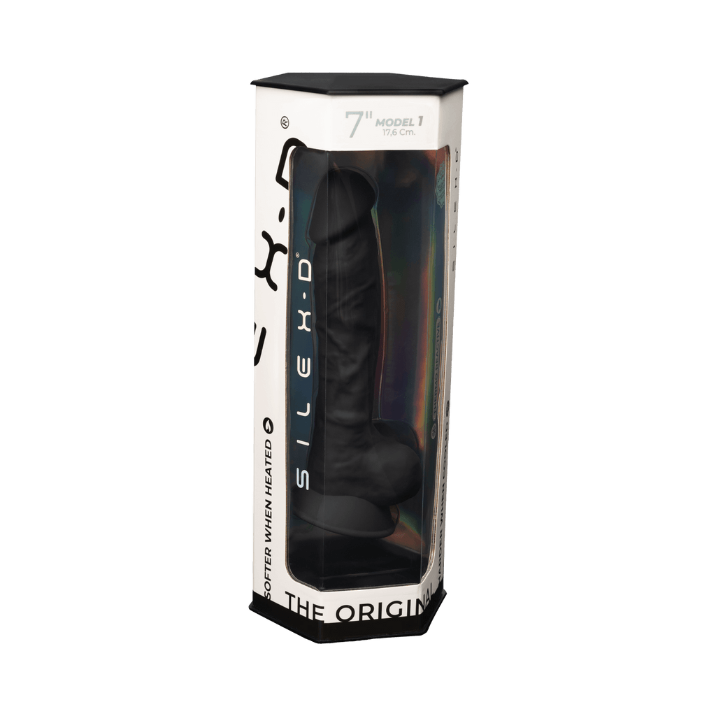 Silexd - Dildo Premium Silicone Mod.1 7'' - Nero