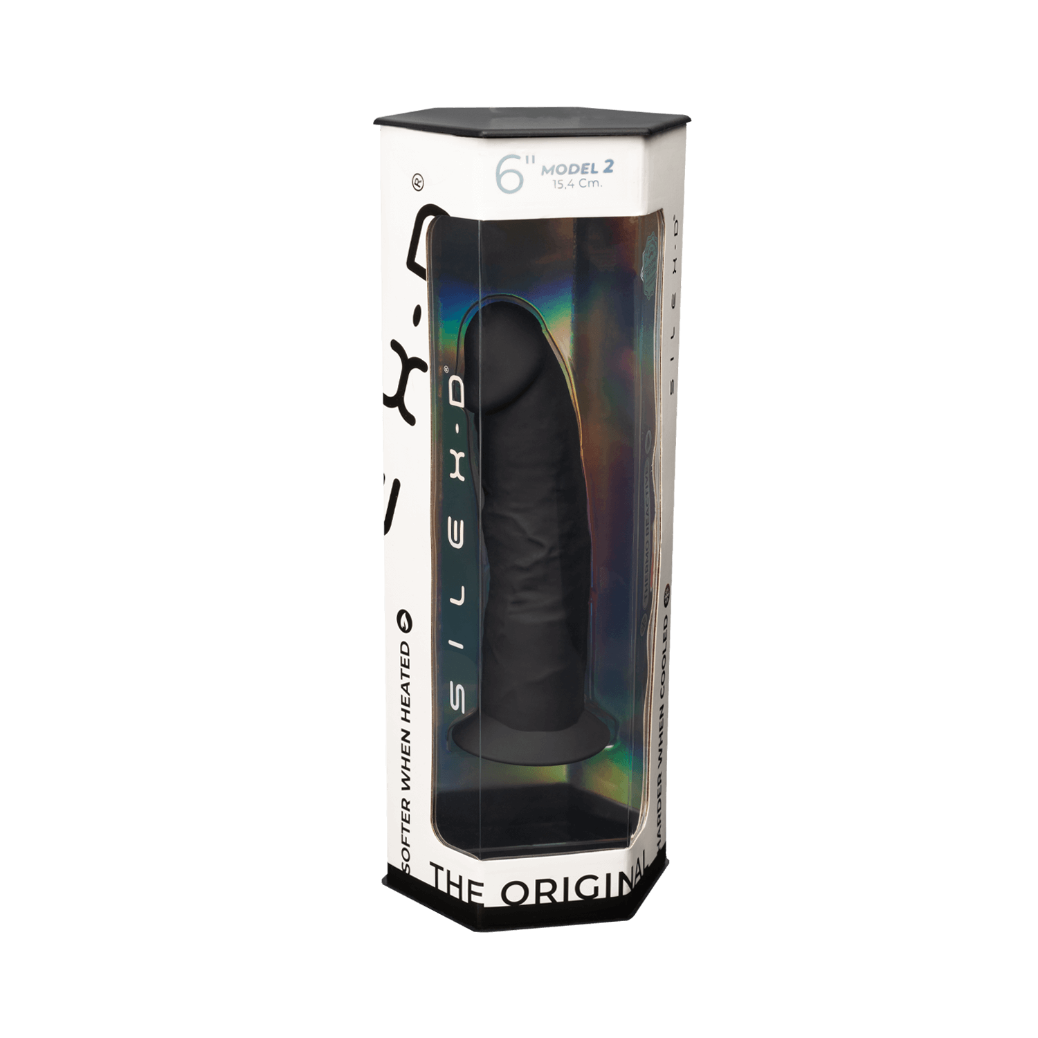 Silexd - Dildo Premium Silicone Mod.2 6'' - Nero