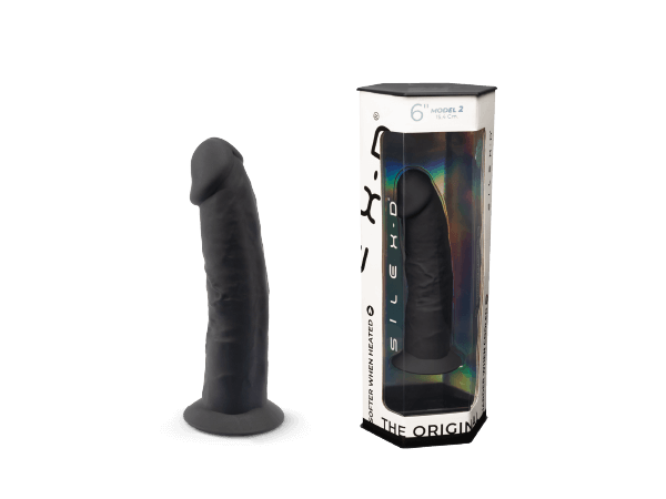 Silexd - Dildo Premium Silicone Mod.2 6'' - Nero