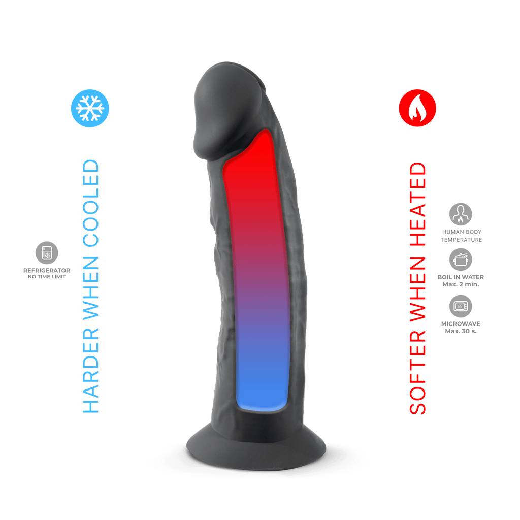 Silexd - Dildo Premium Silicone Mod.2 7,5'' - Nero
