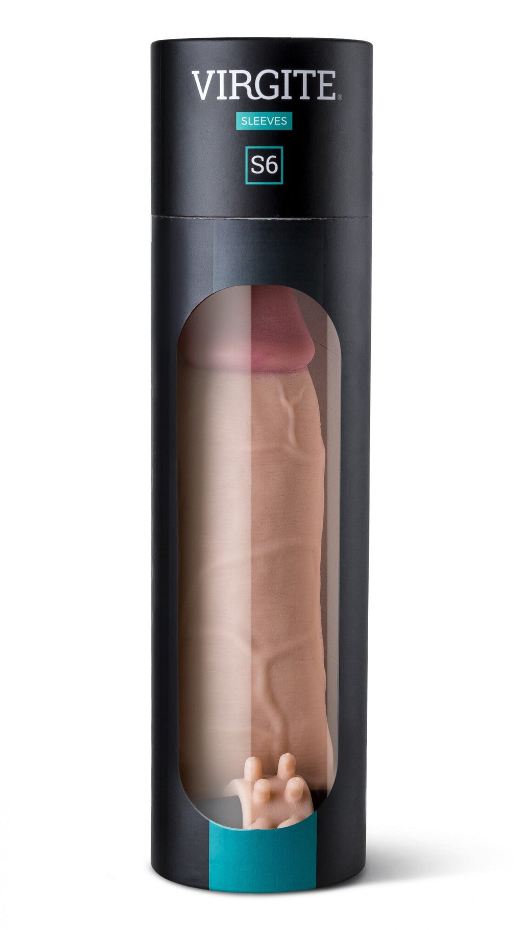 GUAINA PER PENE REALISTICA S6 CARNE 21 CM CON VIBRAZIONE