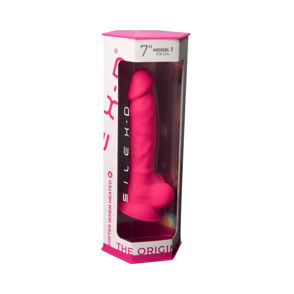 Silexd - Dildo Premium Silicone Mod.1 7'' - Rosa