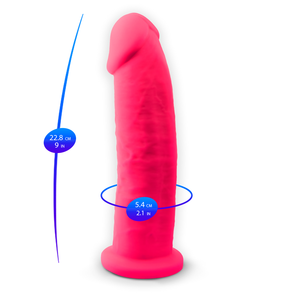 Silexd - Dildo Premium Silicone Mod.2 9'' - Rosa