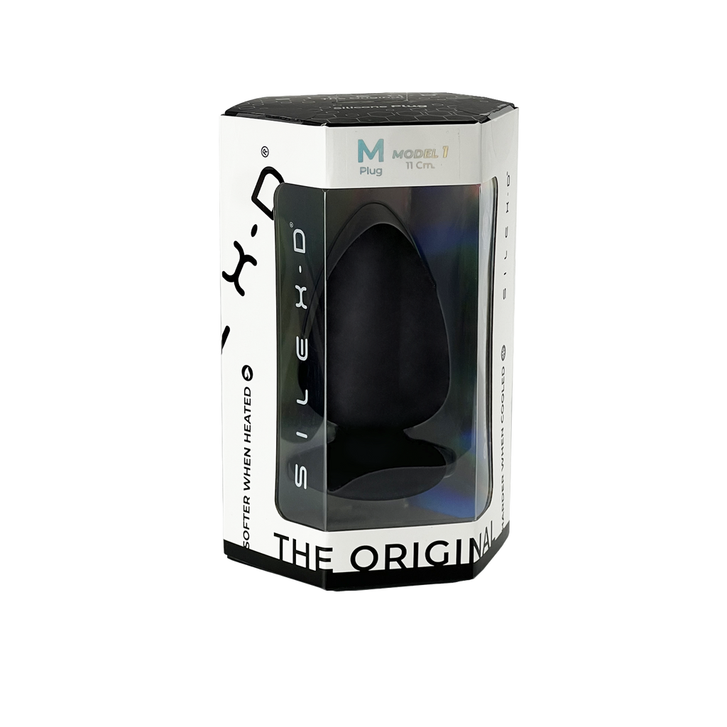 Silexd - Premium Silicone Plug Taglia M - Nero