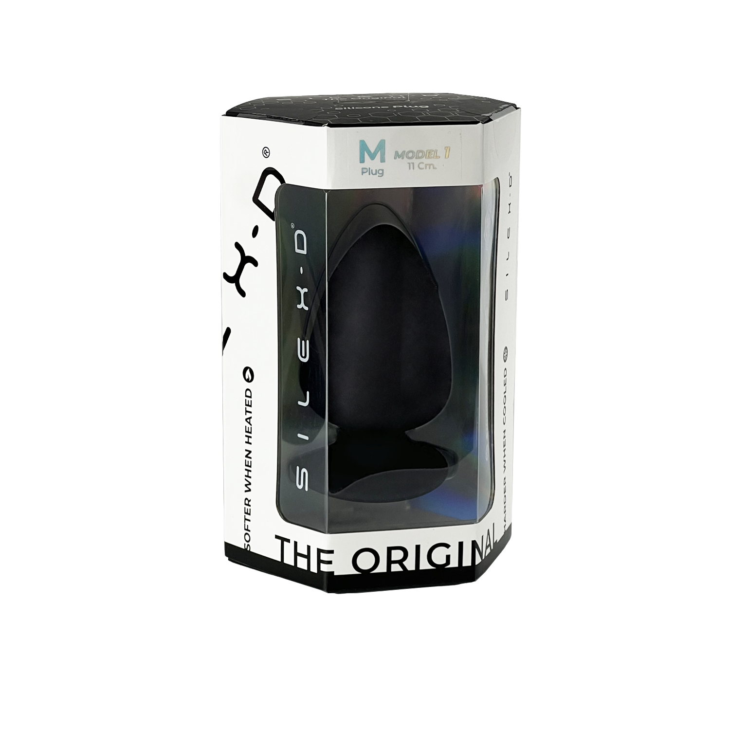 Silexd - Premium Silicone Plug Taglia M - Nero