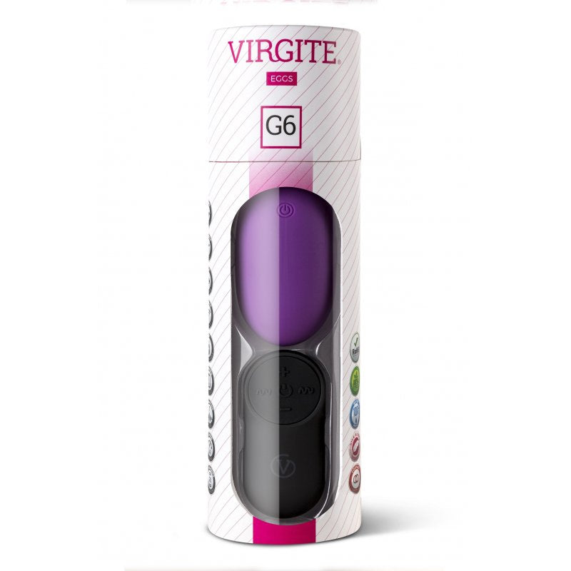 G6 UOVO VIBRANTE VIOLA RICARICABILE